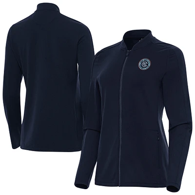 Women's Antigua Navy New York City FC Continual Full-Zip Jacket