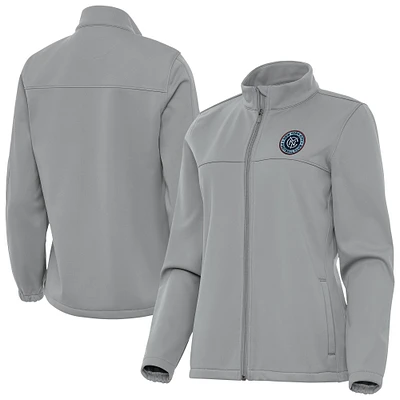 Women's Antigua New York City FC Links 2 Golf Full-Zip Jacket