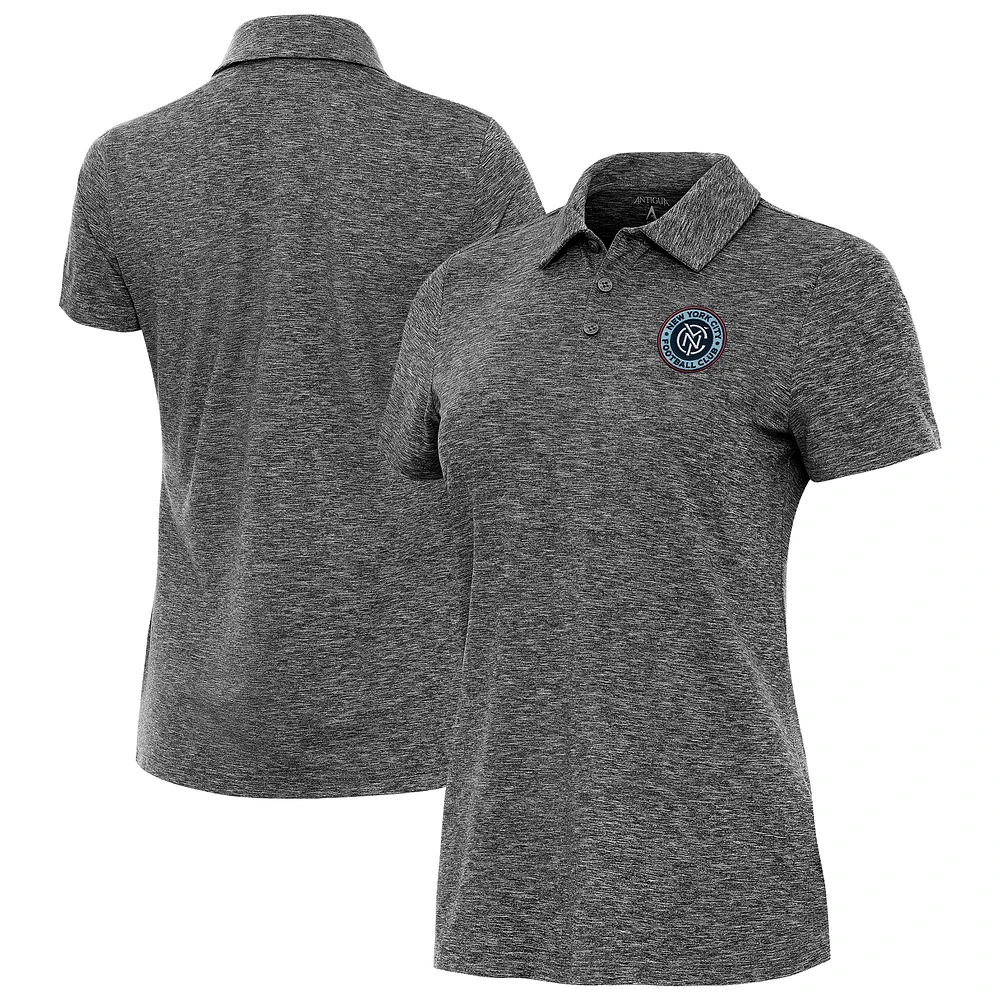 Women's Antigua Heather New York City FC Matter Polo