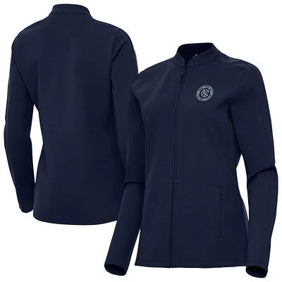 Women's Antigua Navy New York City FC Regard Full-Zip Jacket