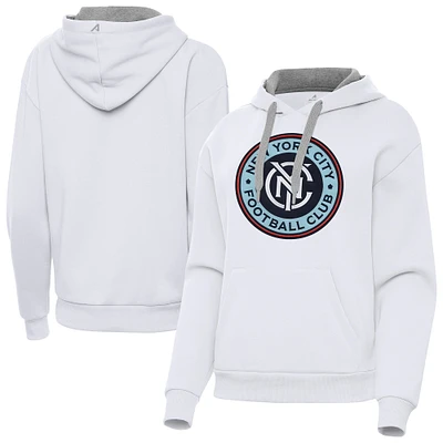 Women's Antigua New York City FC Victory Pullover Hoodie