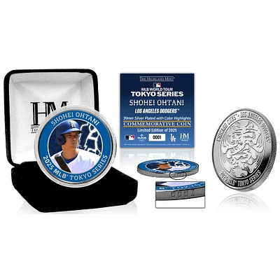 Highland Mint Shohei Ohtani Los Angeles Dodgers 2025 MLB World Tour: Tokyo Series Silver Mint Coin