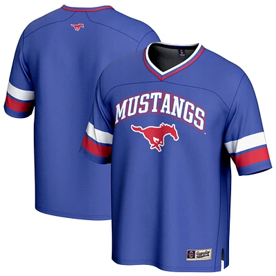 Men's GameDay Greats Royal SMU Mustangs Football Jersey