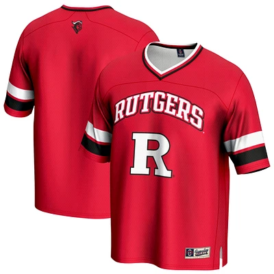 Men's GameDay Greats Scarlet Rutgers Knights Football Jersey