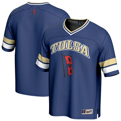 Men's GameDay Greats Royal Tulsa Golden Hurricane Football Jersey