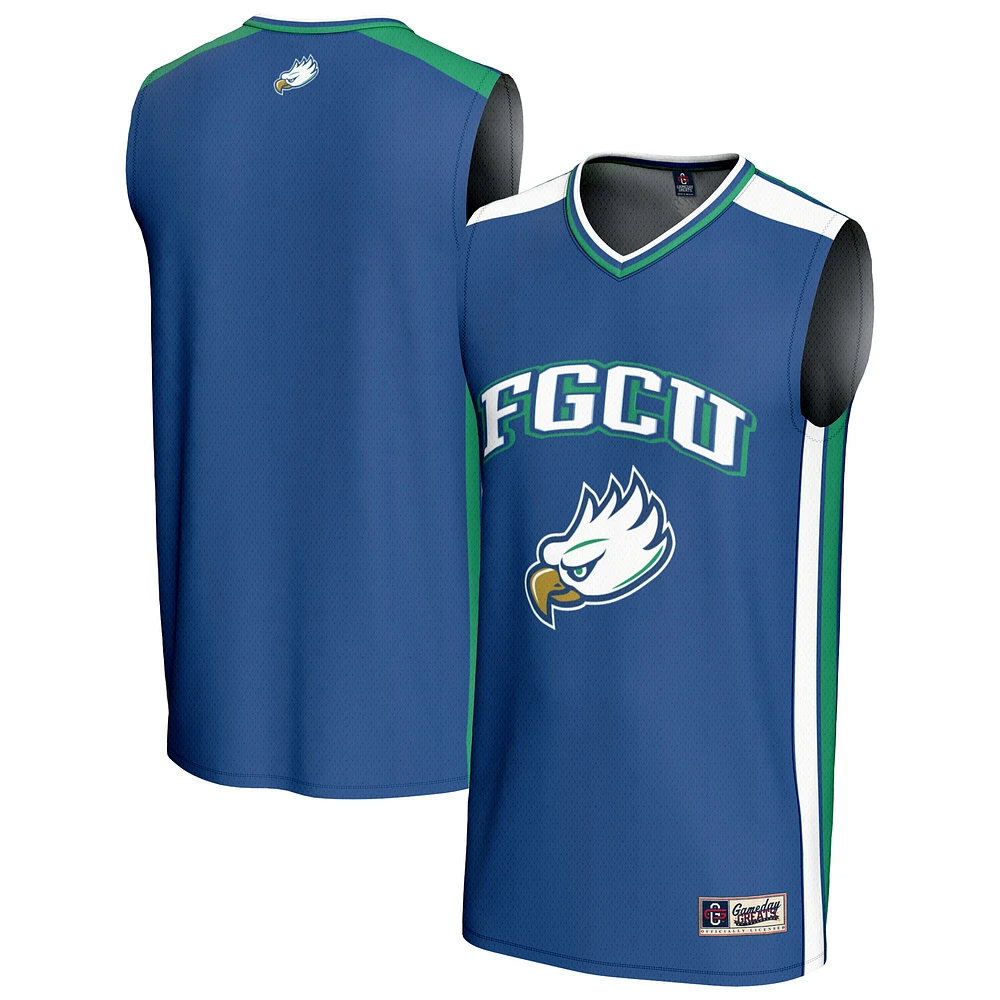 Men's GameDay Greats Blue Florida Gulf Coast Eagles Basketball Jersey