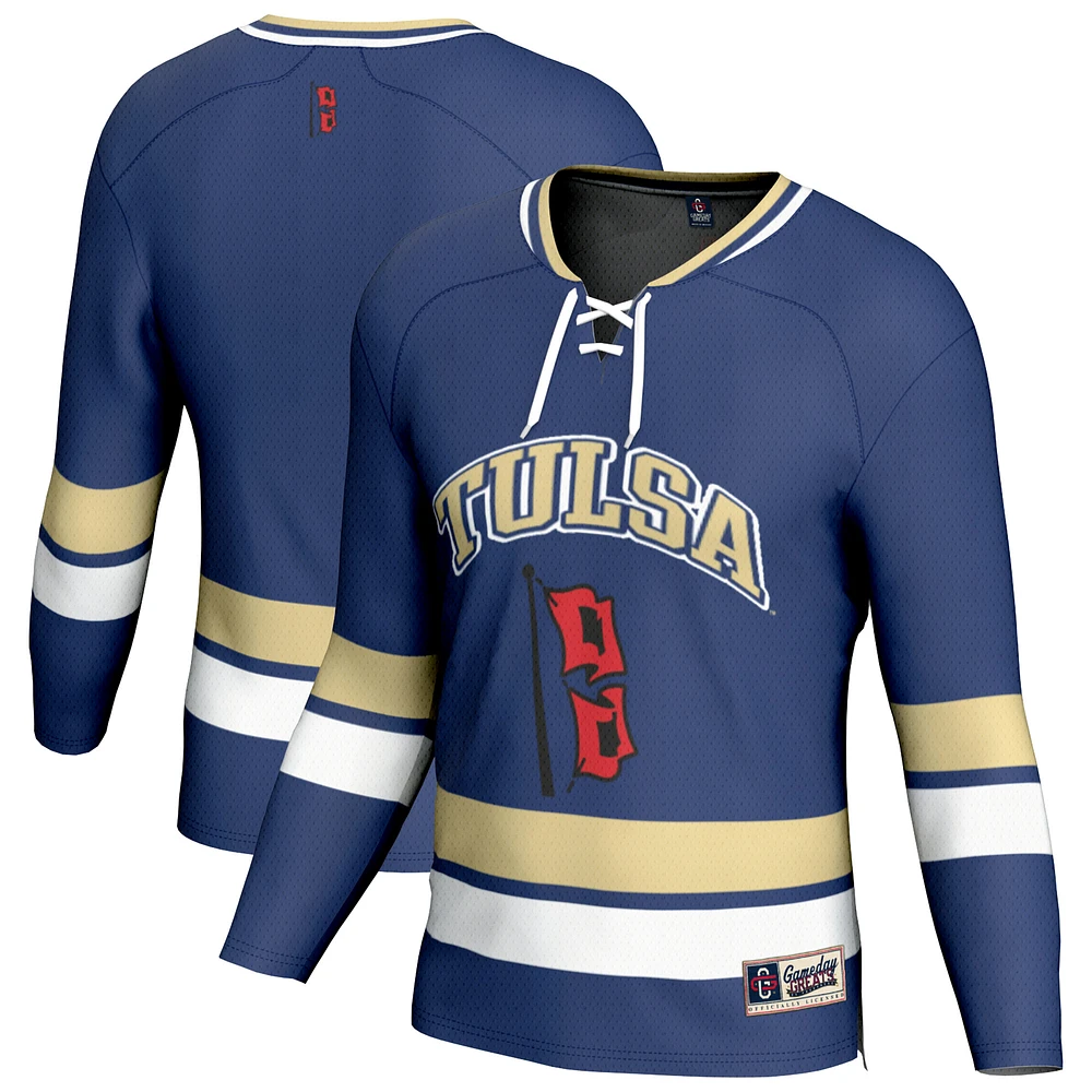 Youth GameDay Greats Royal Tulsa Golden Hurricane Hockey Jersey