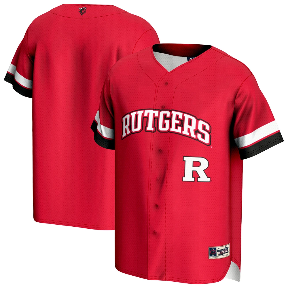 Youth GameDay Greats Scarlet Rutgers Knights Baseball Jersey