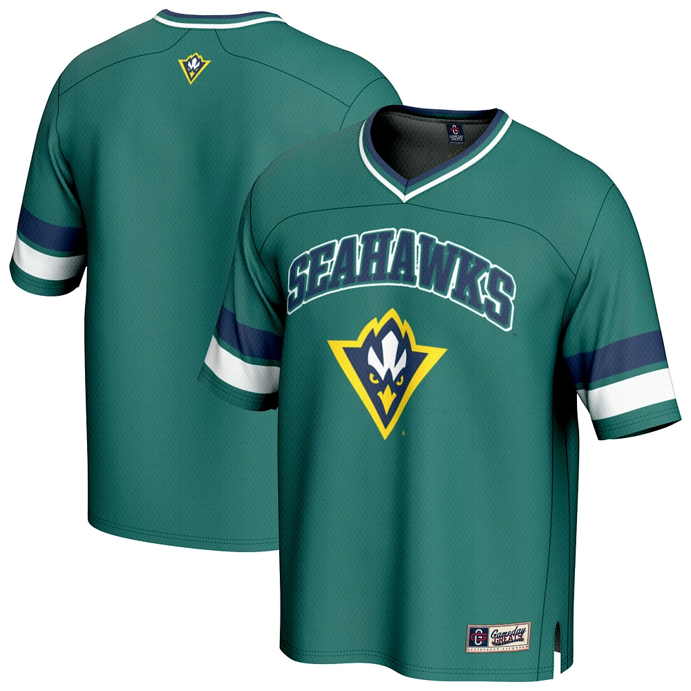 Youth GameDay Greats Teal UNC Wilmington Seahawks Football Jersey