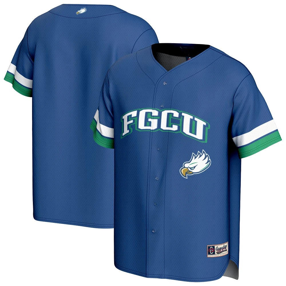 Men's GameDay Greats Blue Florida Gulf Coast Eagles Baseball Jersey