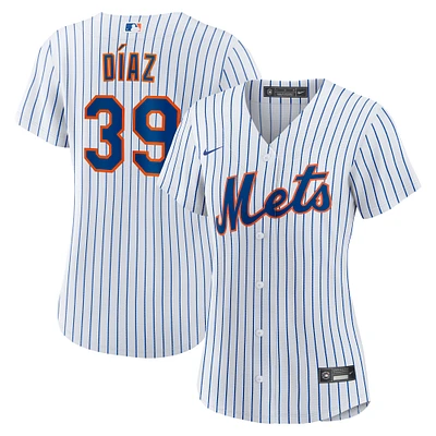 Women's Nike Edwin Díaz White New York Mets Home Replica Jersey