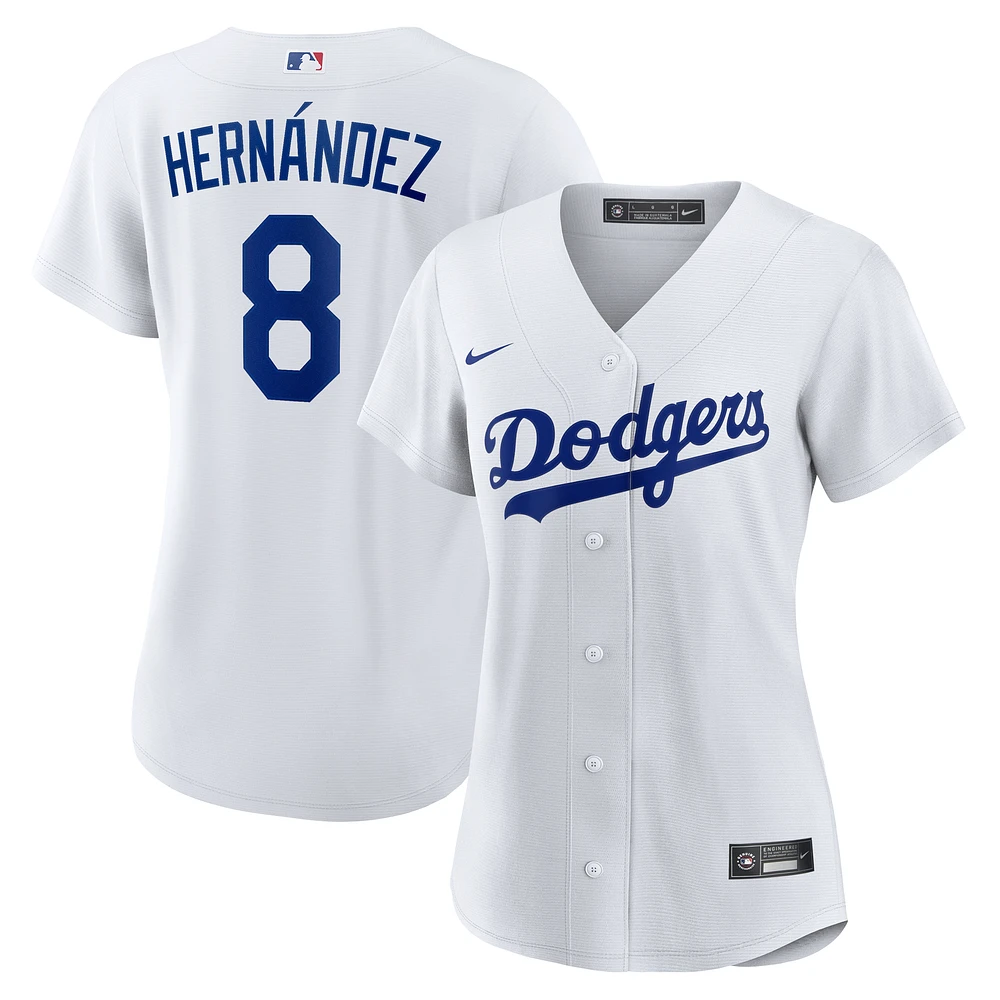 Women's Nike Enrique Hernández White Los Angeles Dodgers Home Replica Jersey