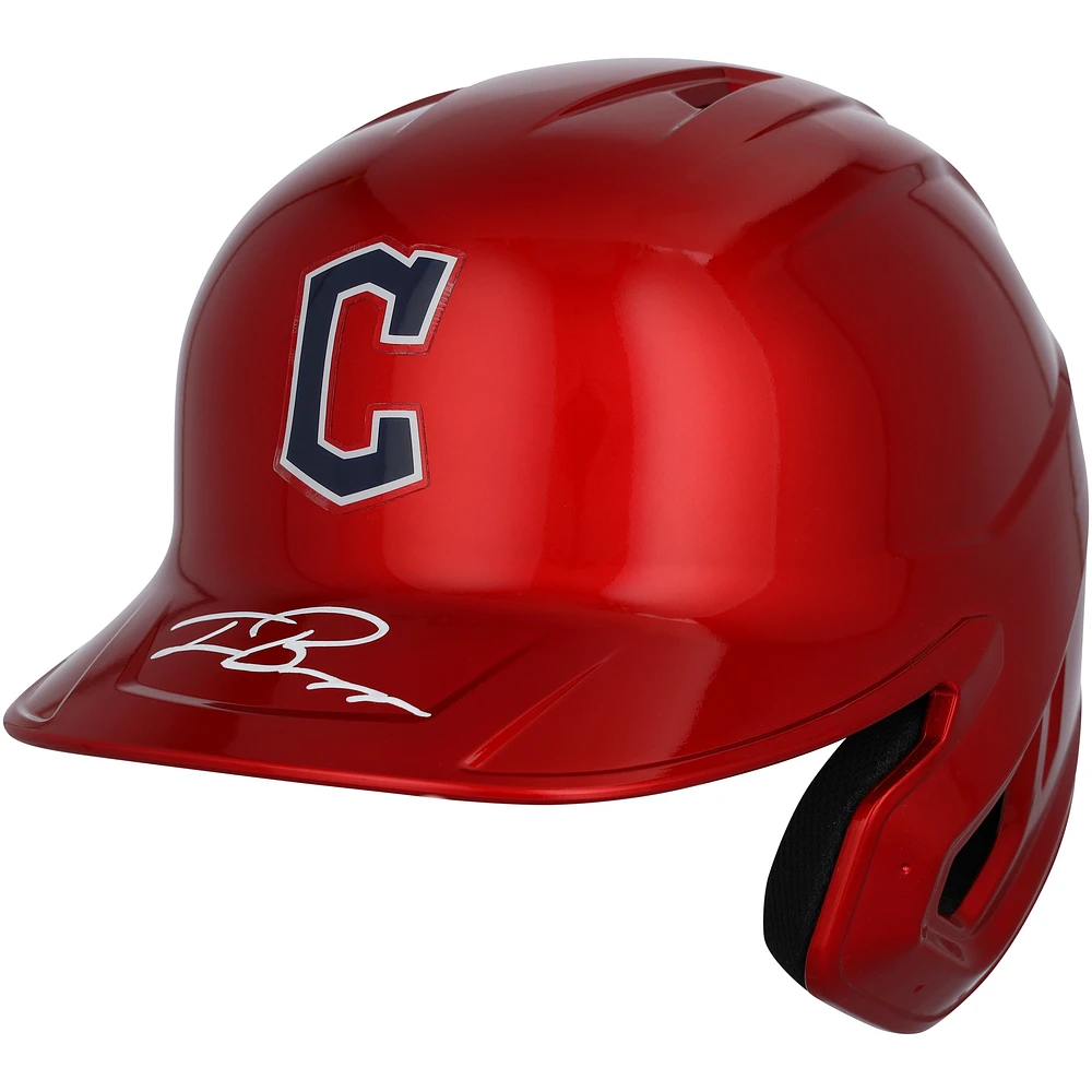 Travis Bazzana Cleveland Guardians Autographed Alternate Chrome Replica Batting Helmet