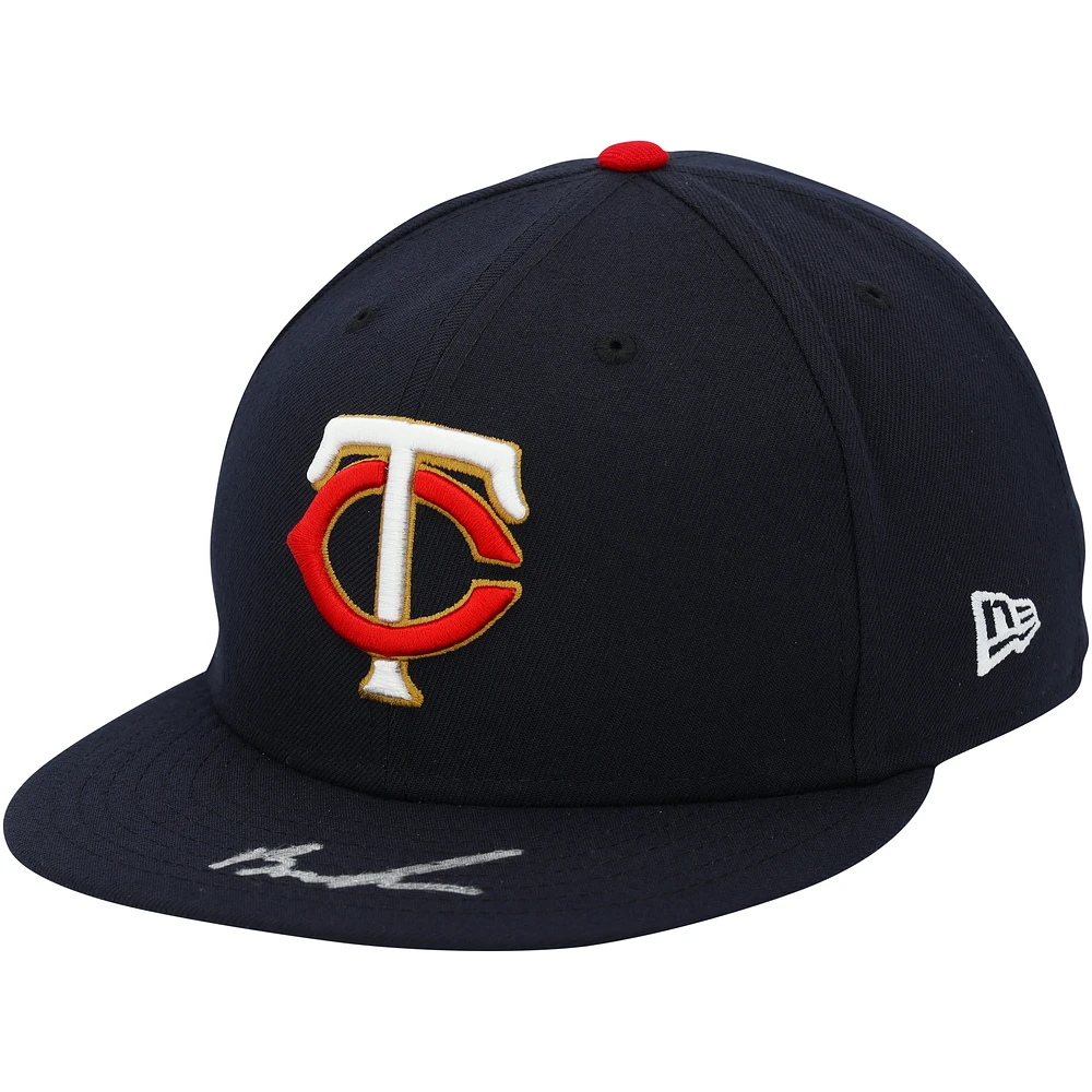 Brooks Lee Minnesota Twins Autographed Navy New Era Cap