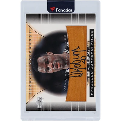 David Robinson San Antonio Spurs Autographed 2003-04 Upper Deck Hardcourt Hardwood Commemorative #DR-AF Card