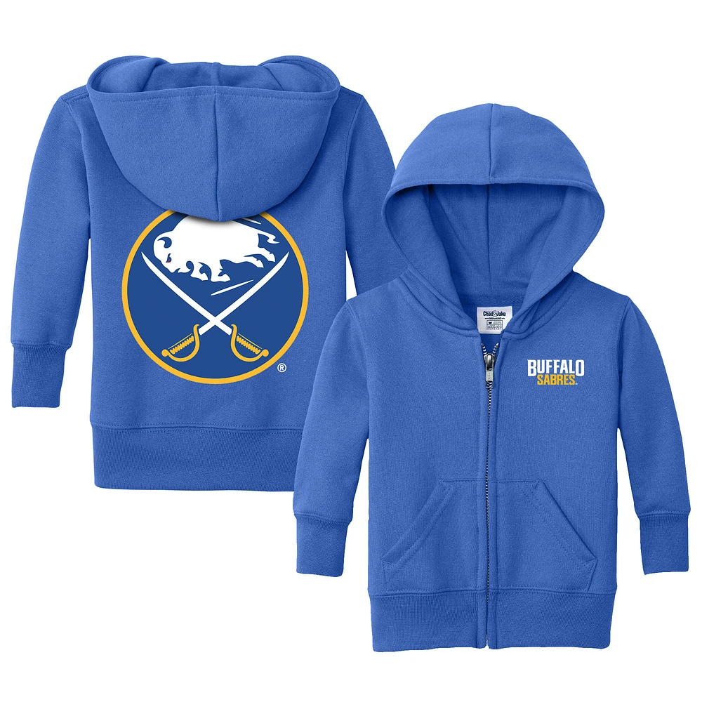 Infant Chad & Jake Royal Buffalo Sabres Logo Full-Zip Hoodie