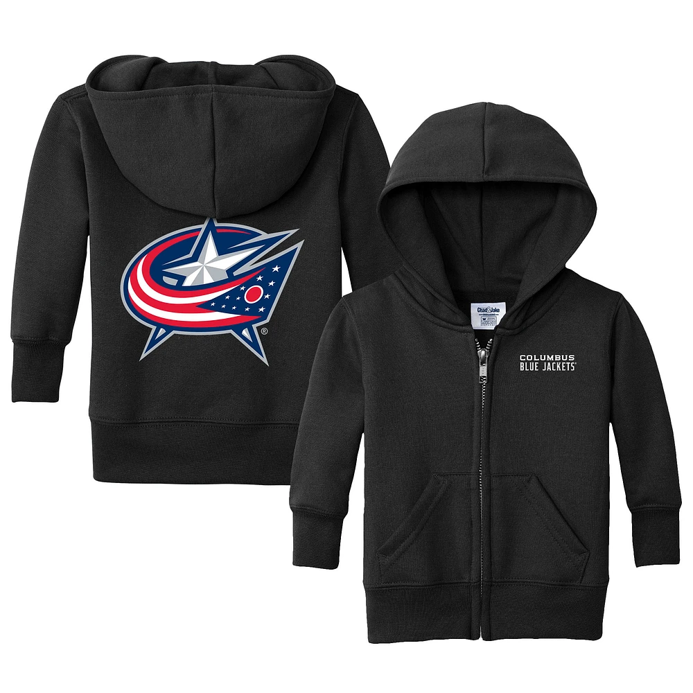Infant Chad & Jake Columbus Blue Jackets Logo Full-Zip Hoodie