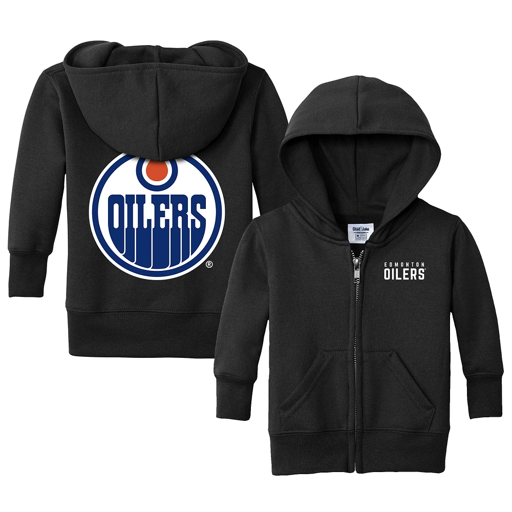 Infant Chad & Jake Edmonton Oilers Logo Full-Zip Hoodie Jacket