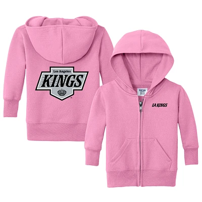 Infant Chad & Jake Pink Los Angeles Kings Logo Full-Zip Hoodie