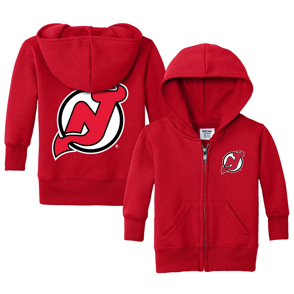 Infant Chad & Jake New Jersey Devils Logo Full-Zip Hoodie