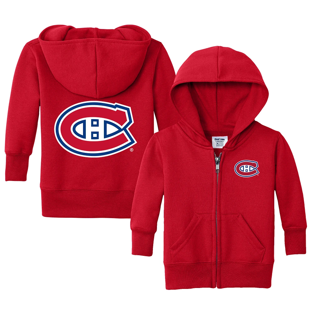 Infant Chad & Jake Montreal Canadiens Logo Full-Zip Hoodie