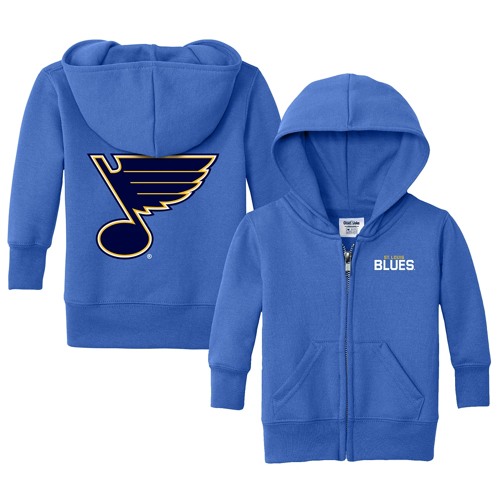 Infant Chad & Jake St. Louis Blues Logo Full-Zip Hoodie Jacket