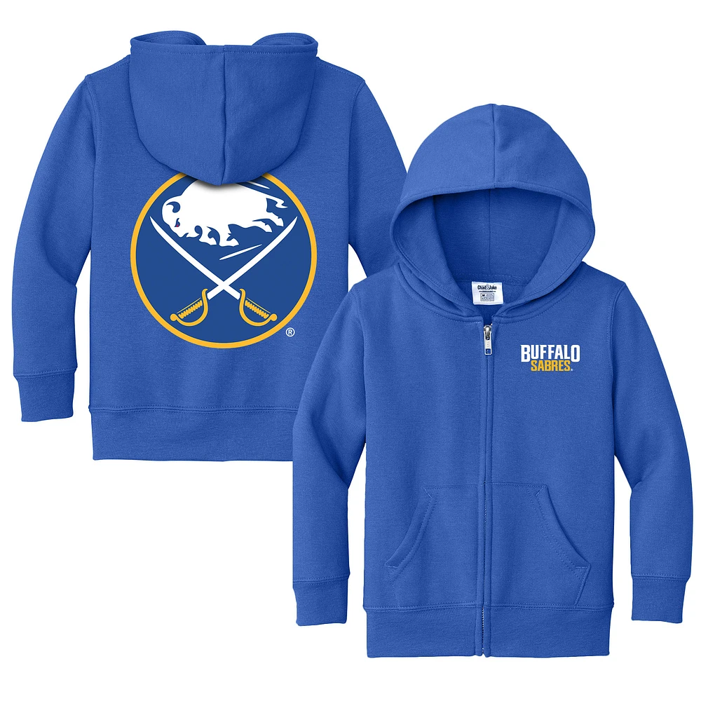 Toddler Chad & Jake Royal Buffalo Sabres Logo Full-Zip Hoodie Jacket