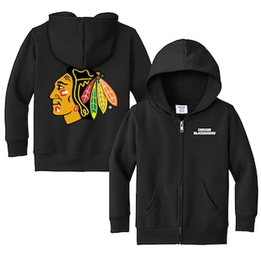 Toddler Chad & Jake Chicago Blackhawks Logo Full-Zip Hoodie Jacket