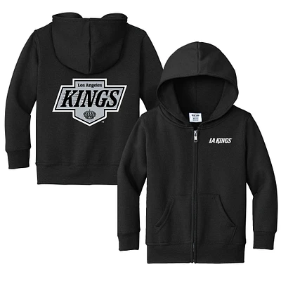 Toddler Chad & Jake Black Los Angeles Kings Logo Full-Zip Hoodie Jacket