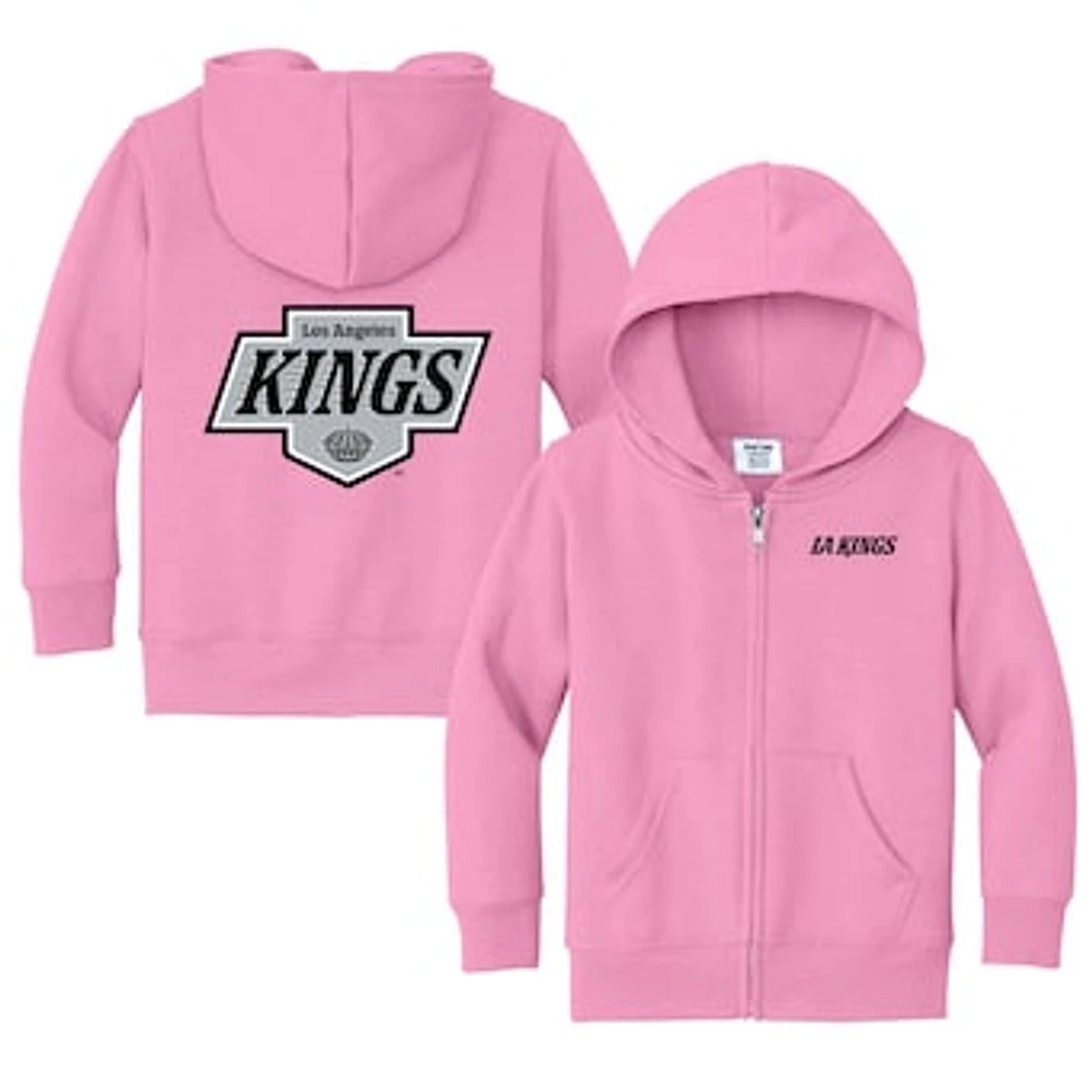 Toddler Chad & Jake Pink Los Angeles Kings Logo Full-Zip Hoodie Jacket