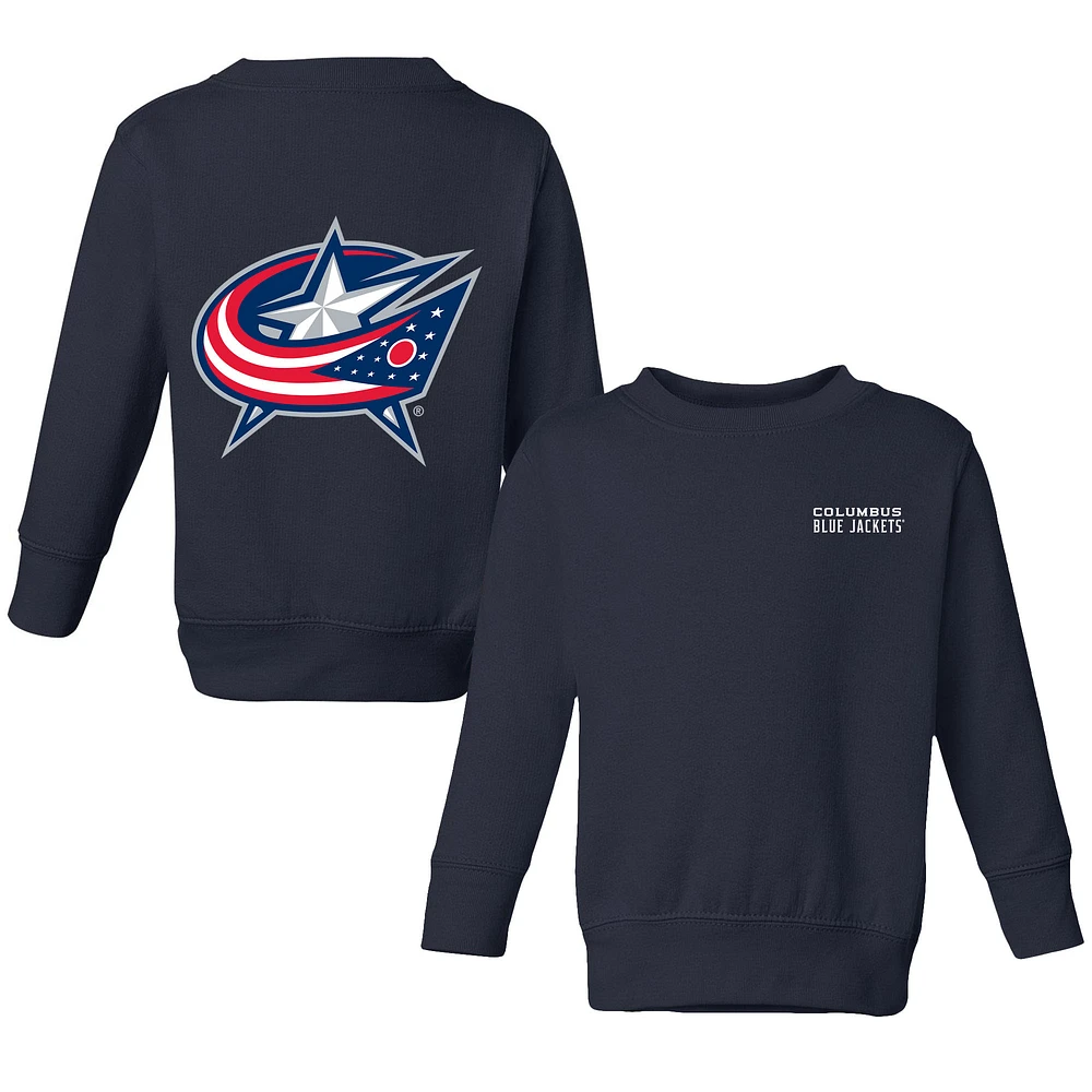 Toddler Chad & Jake Navy Columbus Blue Jackets Pullover Sweatshirt