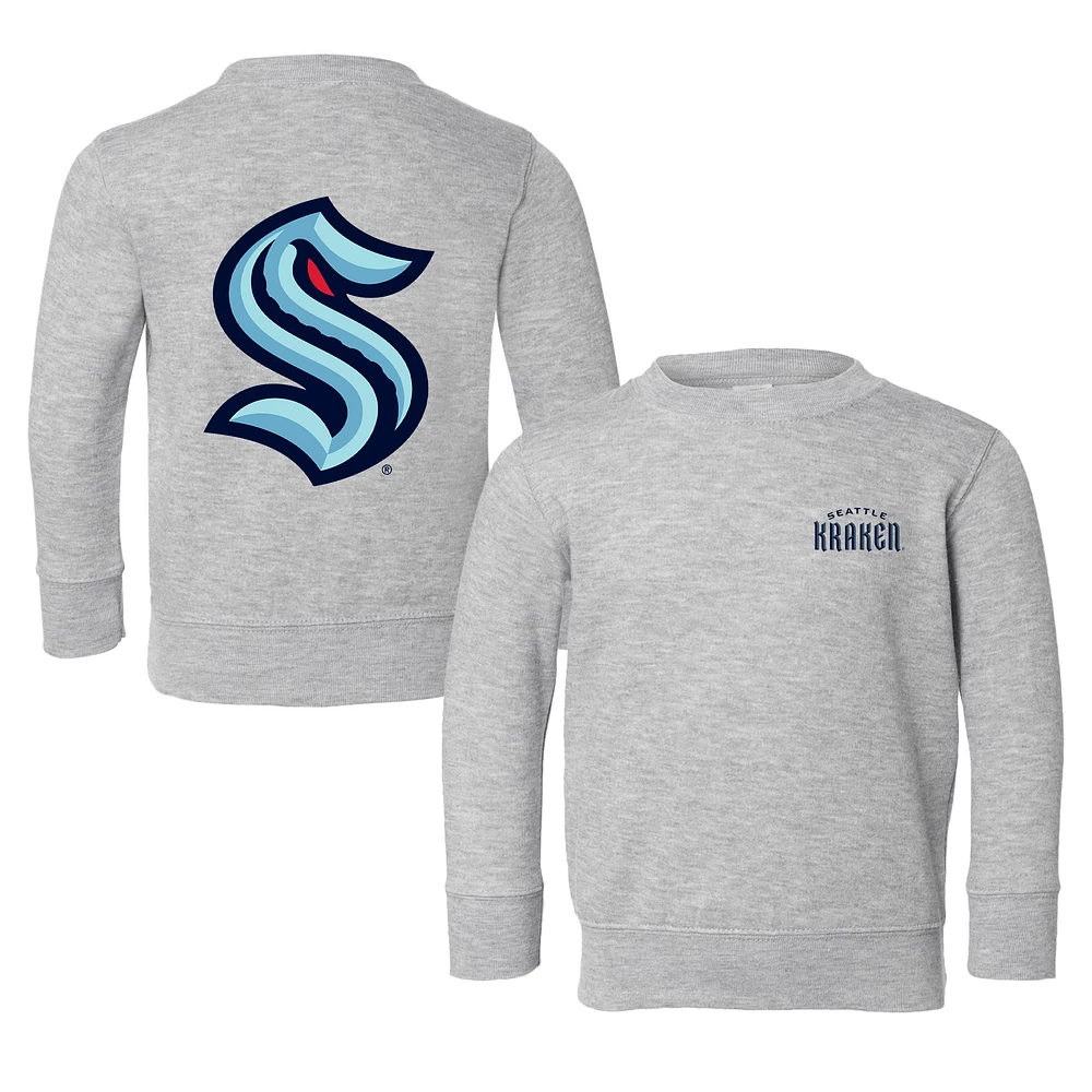 Toddler Chad & Jake Heather Gray Seattle Kraken Pullover Sweatshirt