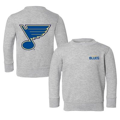 Toddler Chad & Jake Heather Gray St. Louis Blues Pullover Sweatshirt