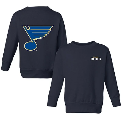 Toddler Chad & Jake Navy St. Louis Blues Pullover Sweatshirt