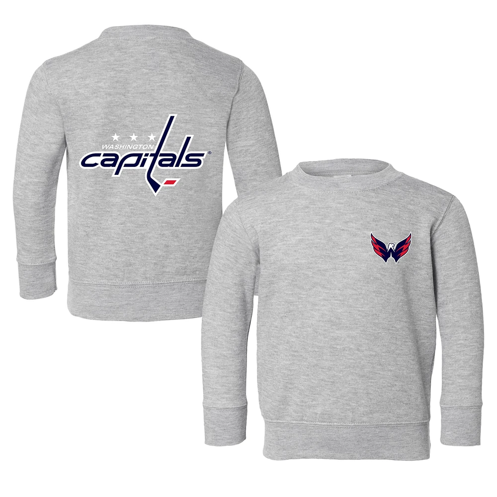 Toddler Chad & Jake Heather Gray Washington Capitals Pullover Sweatshirt