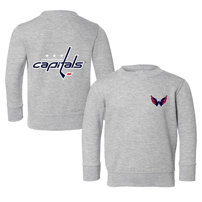 Toddler Chad & Jake Heather Gray Washington Capitals Pullover Sweatshirt