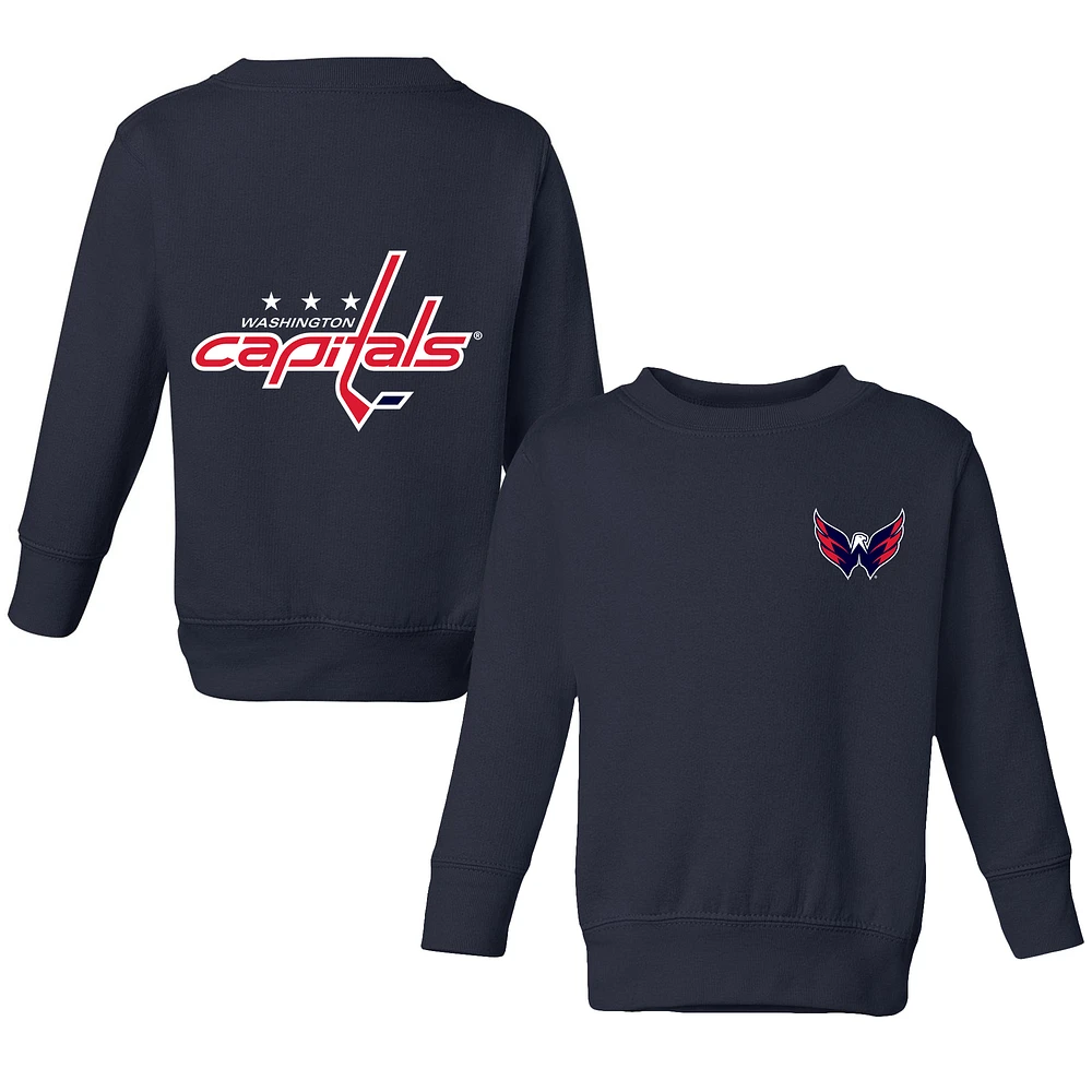 Toddler Chad & Jake Navy Washington Capitals Pullover Sweatshirt