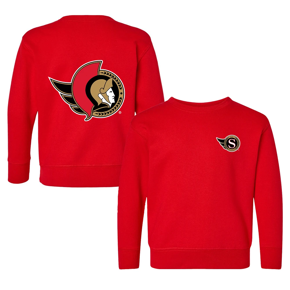 Toddler Chad & Jake Red Ottawa Senators Pullover Sweatshirt