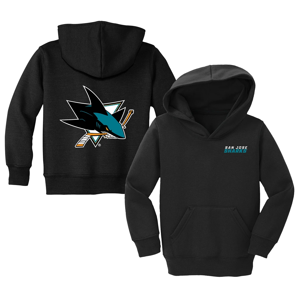 Toddler Chad & Jake Black San Jose Sharks Pullover Hoodie