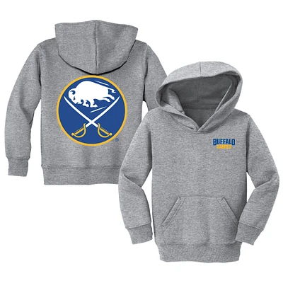 Toddler Chad & Jake Heather Gray Buffalo Sabres Pullover Hoodie