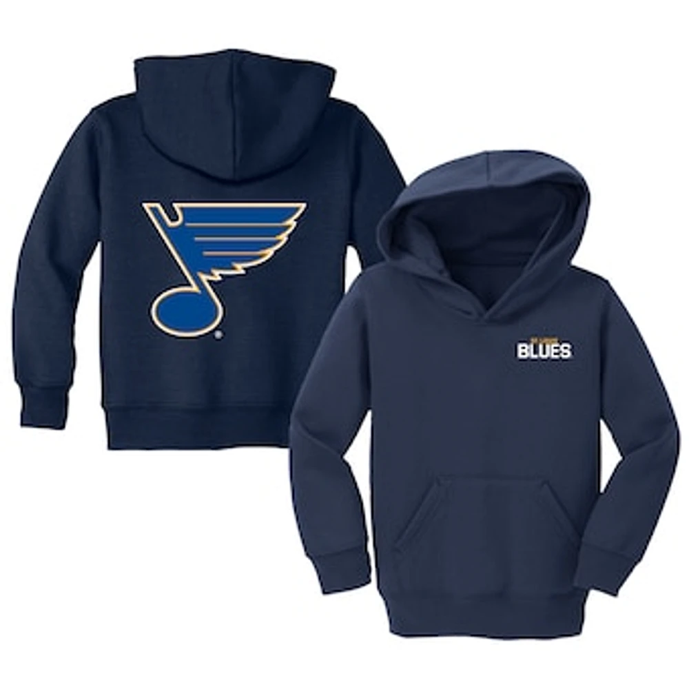 Toddler Chad & Jake Navy St. Louis Blues Pullover Hoodie