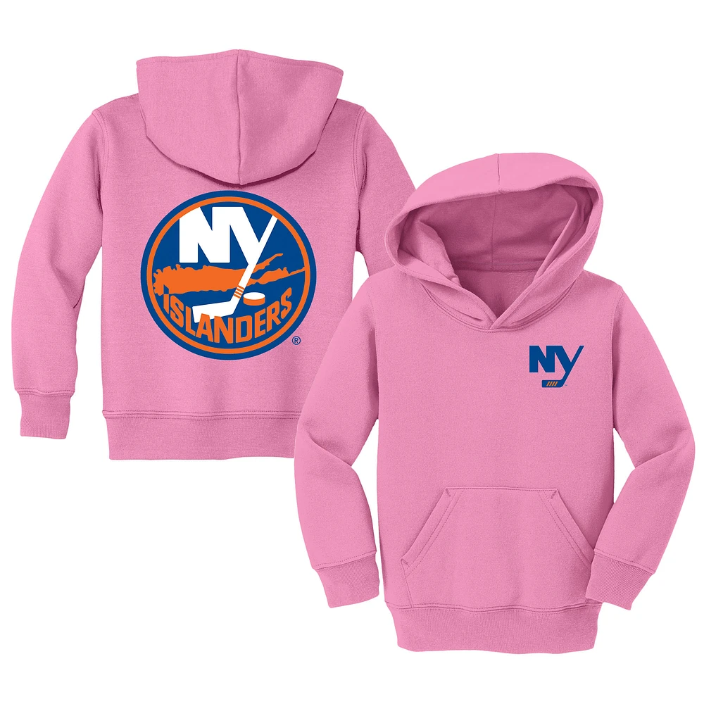 Toddler Chad & Jake Pink New York Islanders Pullover Hoodie