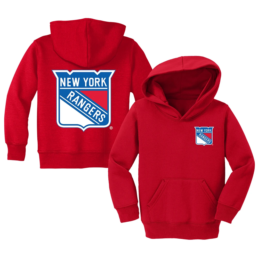 Toddler Chad & Jake Red New York Rangers Pullover Hoodie