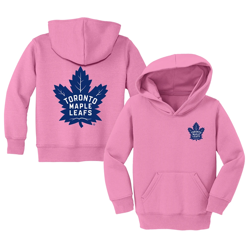 Toddler Chad & Jake Pink Toronto Maple Leafs Pullover Hoodie