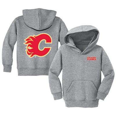 Toddler Chad & Jake Heather Gray Calgary Flames Pullover Hoodie