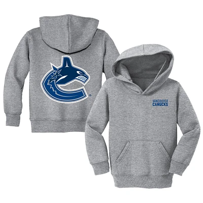 Toddler Chad & Jake Heather Gray Vancouver Canucks Pullover Hoodie