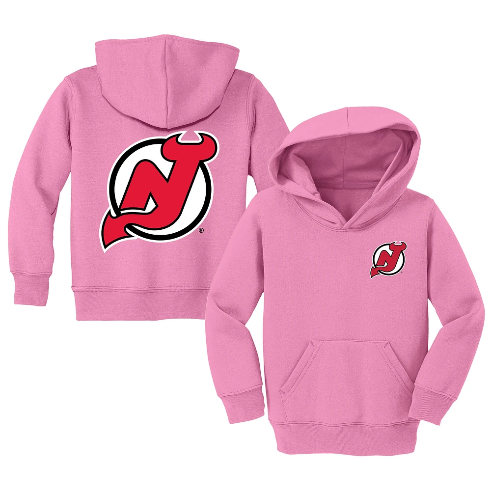Toddler Chad & Jake Pink New Jersey Devils Pullover Hoodie