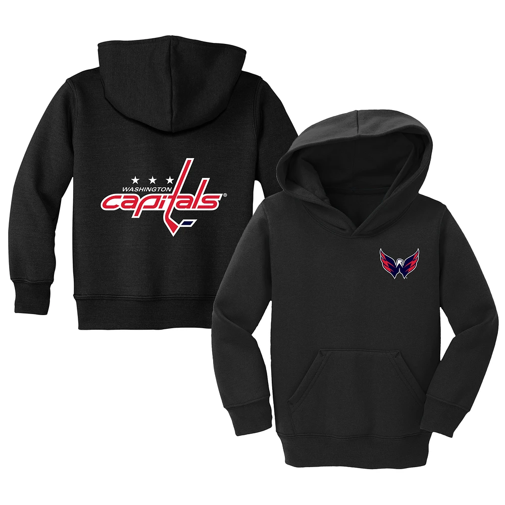 Toddler Chad & Jake Black Washington Capitals Pullover Hoodie