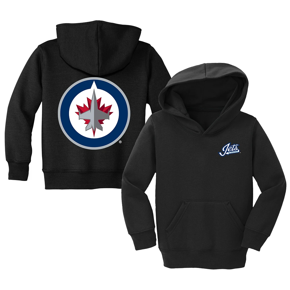 Toddler Chad & Jake Black Winnipeg Jets Pullover Hoodie