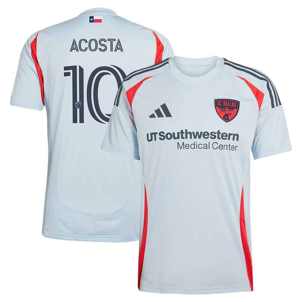 Men's adidas Luciano Acosta Light Blue FC Dallas 2025 The Inferno Kit Replica Player Jersey